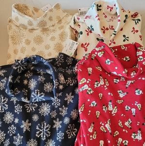 4 Holiday Editions holiday turtlenecks size 2x